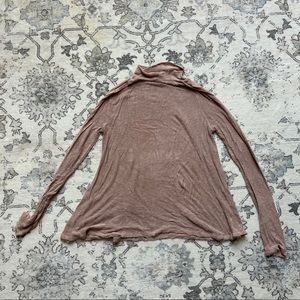 Free People Intimately Mock Neck Long Sleeve Slub